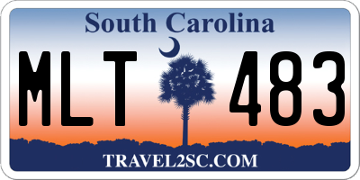 SC license plate MLT483