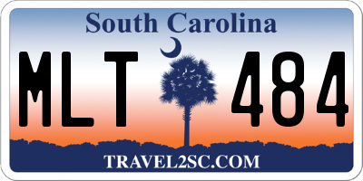 SC license plate MLT484