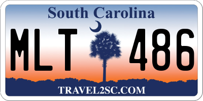 SC license plate MLT486