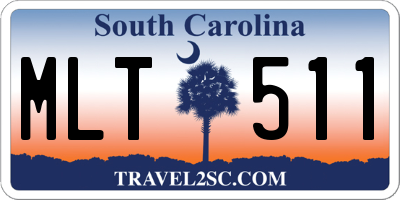 SC license plate MLT511