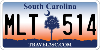 SC license plate MLT514