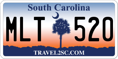 SC license plate MLT520