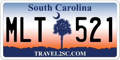 SC license plate MLT521