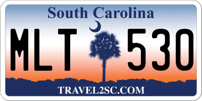 SC license plate MLT530