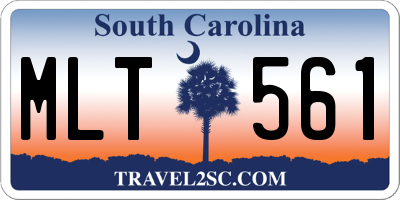 SC license plate MLT561