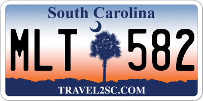 SC license plate MLT582
