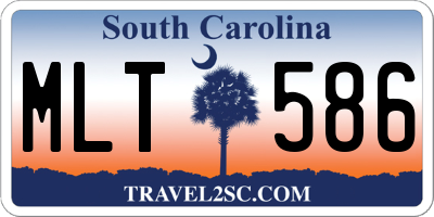 SC license plate MLT586