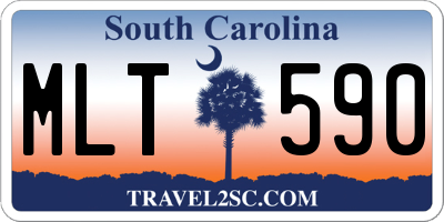 SC license plate MLT590