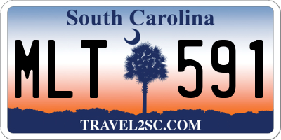 SC license plate MLT591