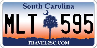 SC license plate MLT595