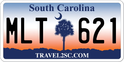 SC license plate MLT621