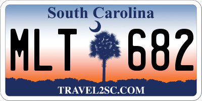 SC license plate MLT682