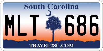SC license plate MLT686