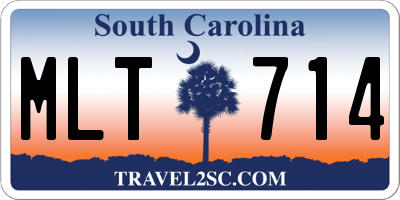 SC license plate MLT714