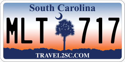 SC license plate MLT717