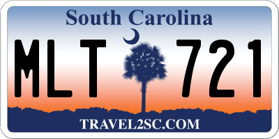 SC license plate MLT721