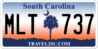 SC license plate MLT737