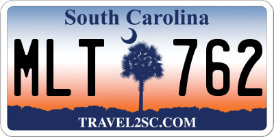 SC license plate MLT762