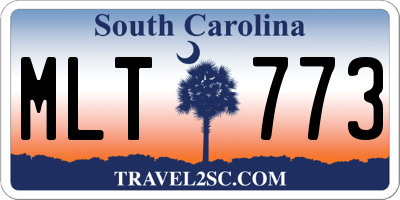 SC license plate MLT773