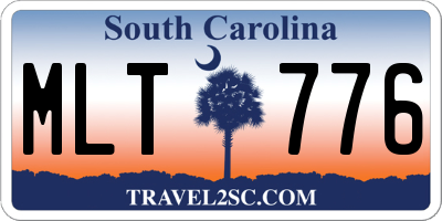 SC license plate MLT776