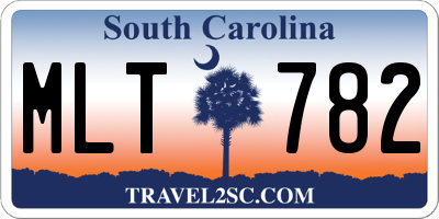 SC license plate MLT782