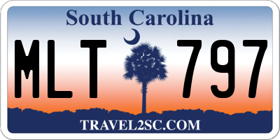 SC license plate MLT797
