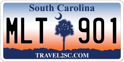 SC license plate MLT901