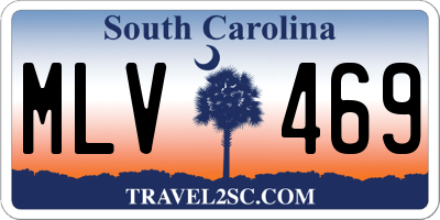 SC license plate MLV469