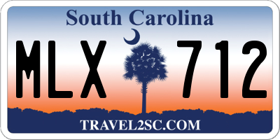 SC license plate MLX712