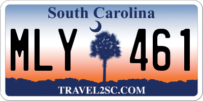 SC license plate MLY461