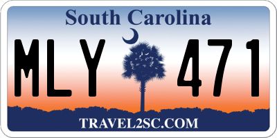 SC license plate MLY471