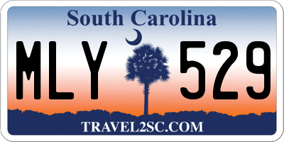 SC license plate MLY529