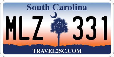 SC license plate MLZ331