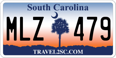 SC license plate MLZ479