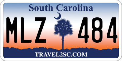 SC license plate MLZ484