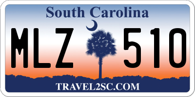 SC license plate MLZ510