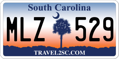 SC license plate MLZ529