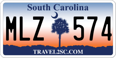 SC license plate MLZ574