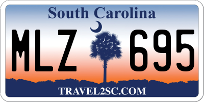 SC license plate MLZ695
