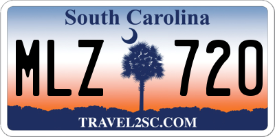 SC license plate MLZ720