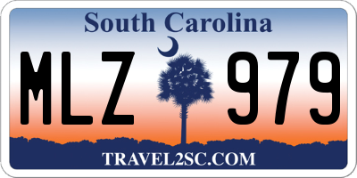 SC license plate MLZ979
