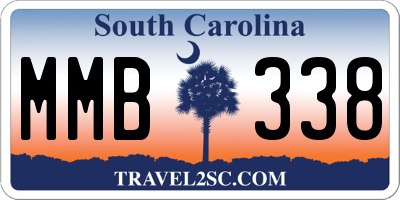 SC license plate MMB338