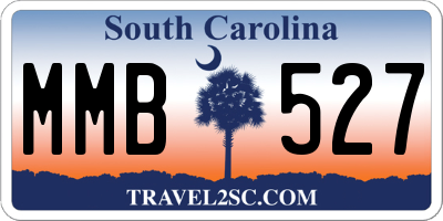 SC license plate MMB527