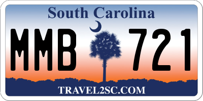 SC license plate MMB721