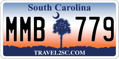 SC license plate MMB779