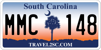 SC license plate MMC148