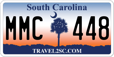 SC license plate MMC448