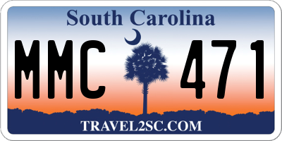 SC license plate MMC471