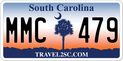 SC license plate MMC479