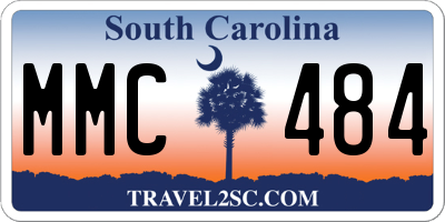 SC license plate MMC484